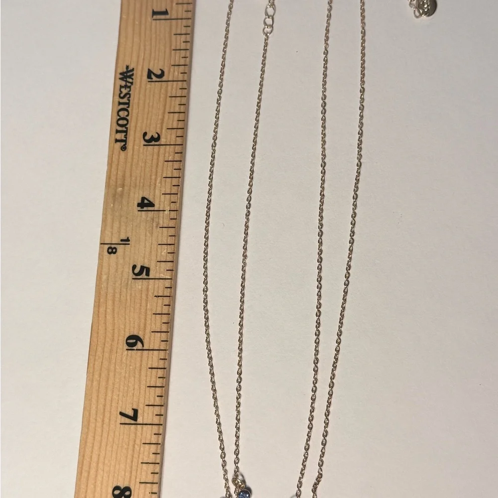 Claire's Blue and Yellow Soccer Ball BFF Necklace Set
